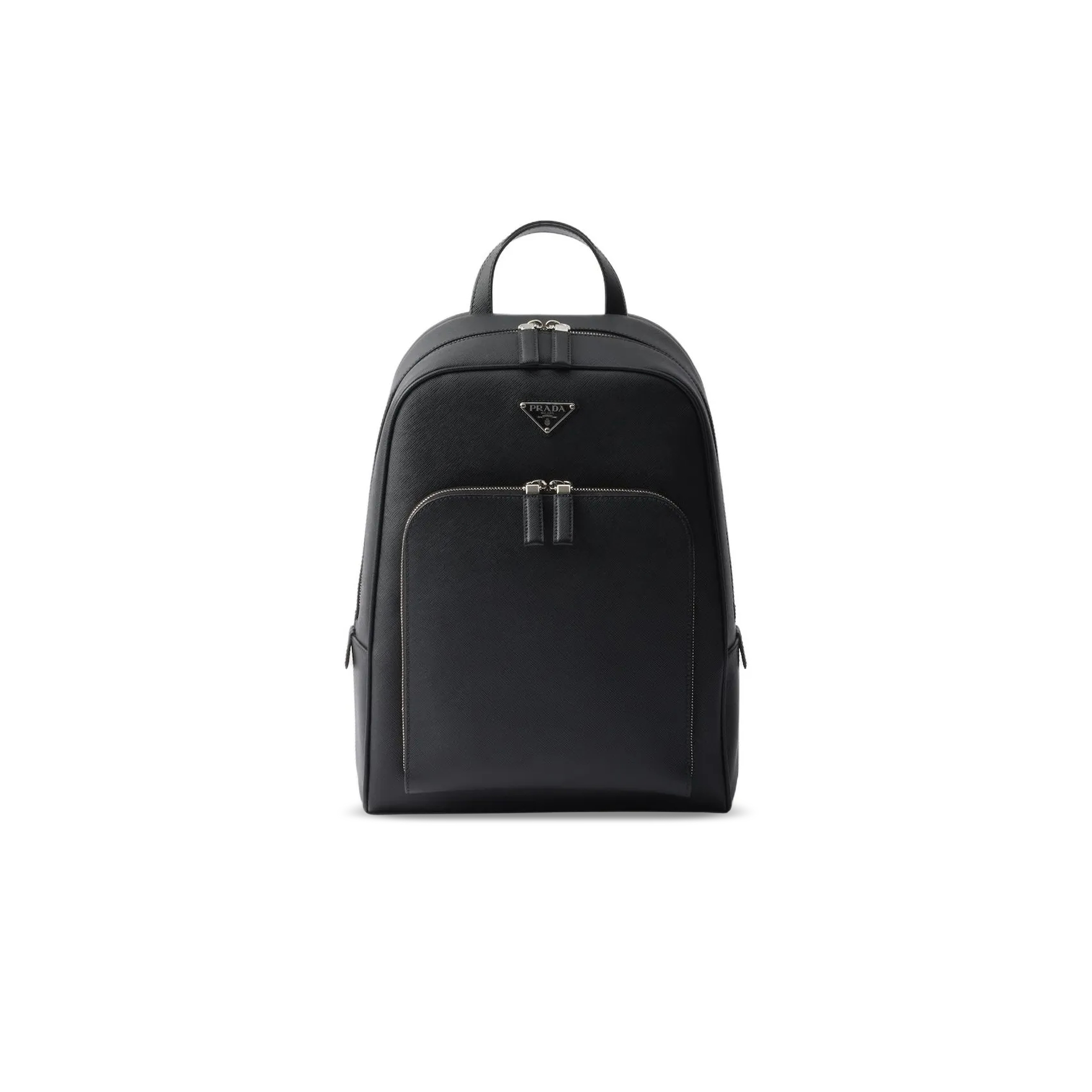 Pra*a saffiano leather backpack 2vz102 (28*40.5*12cm)